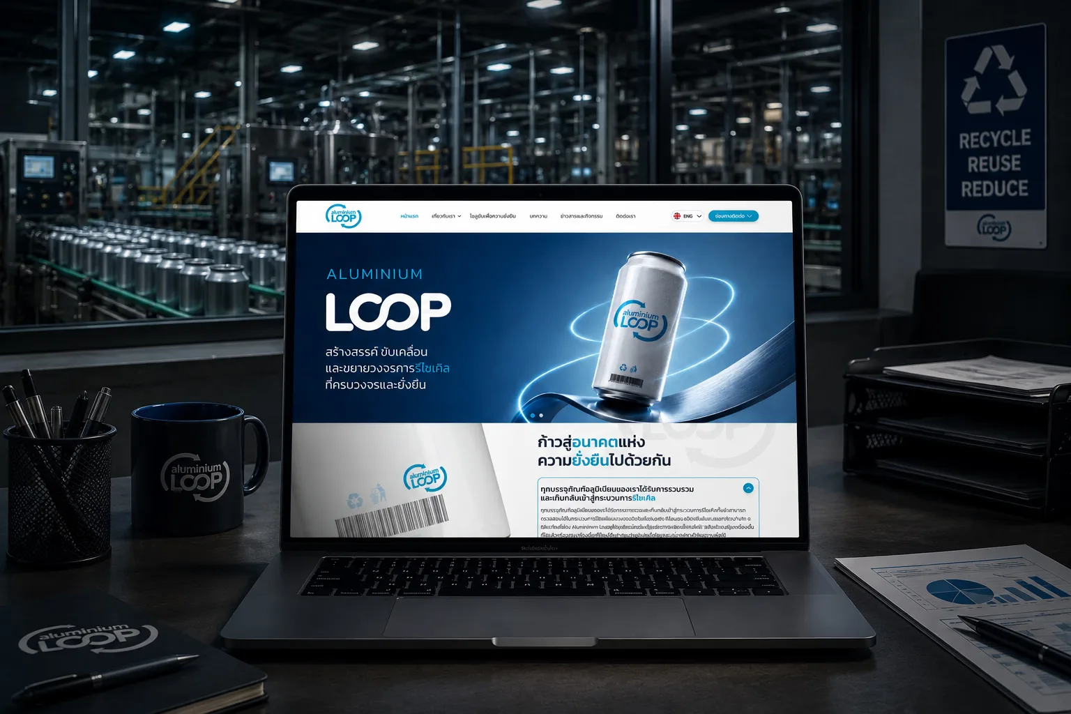 Aluminium Loop — open the case study