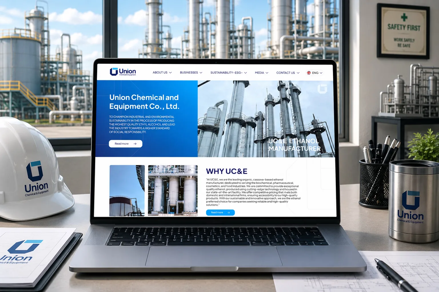 Unionchemical Website — open the case study