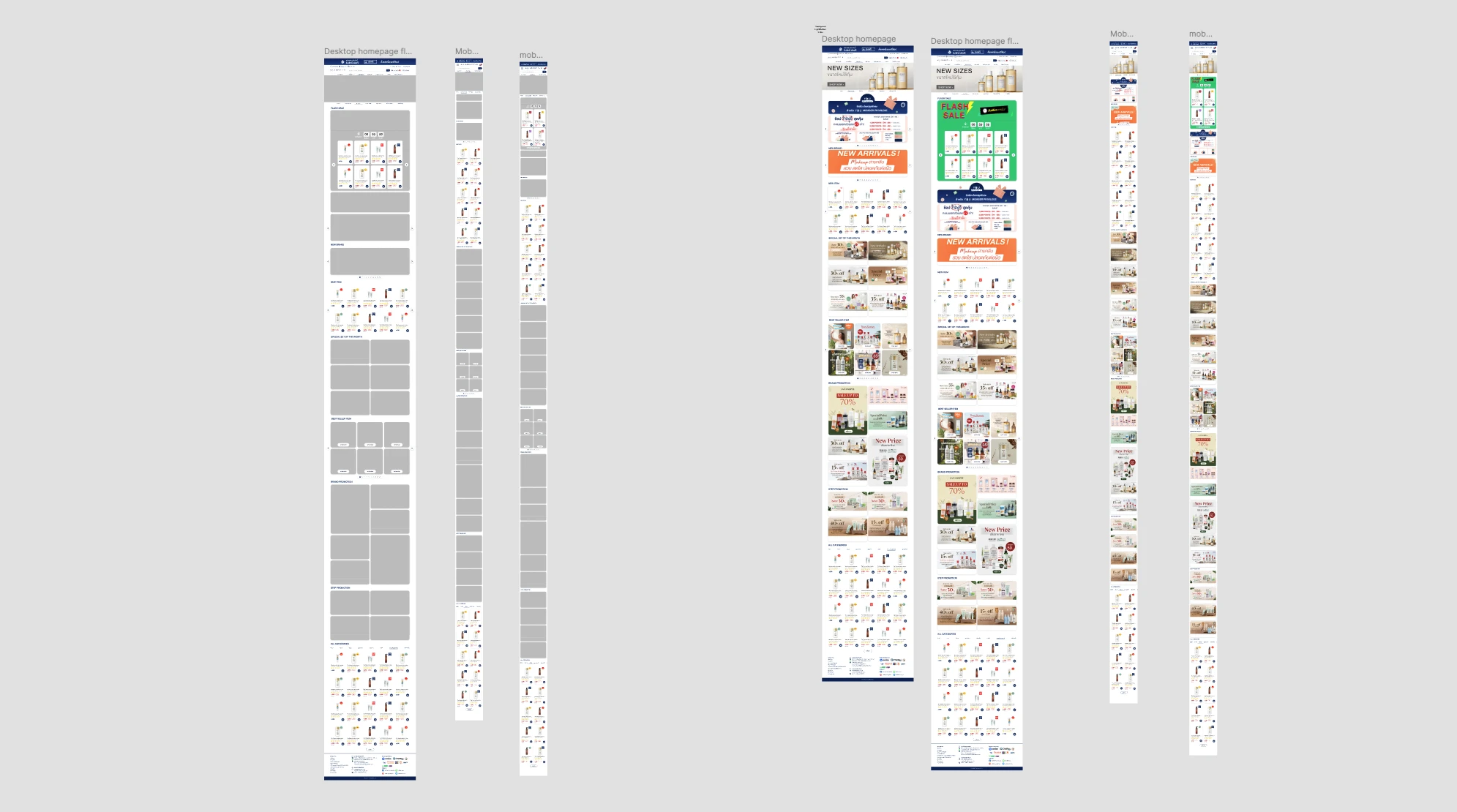Homepage Architecture — Wireframe to UI — visual 1