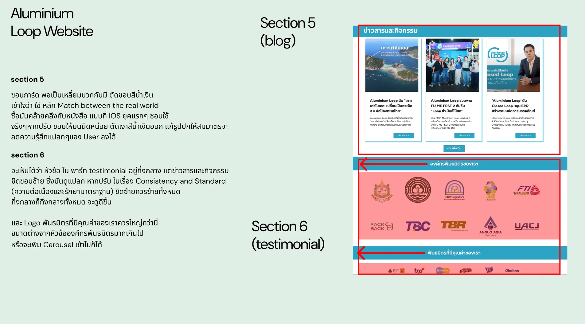 Audit: Cards, Headings and Logos — visual 1