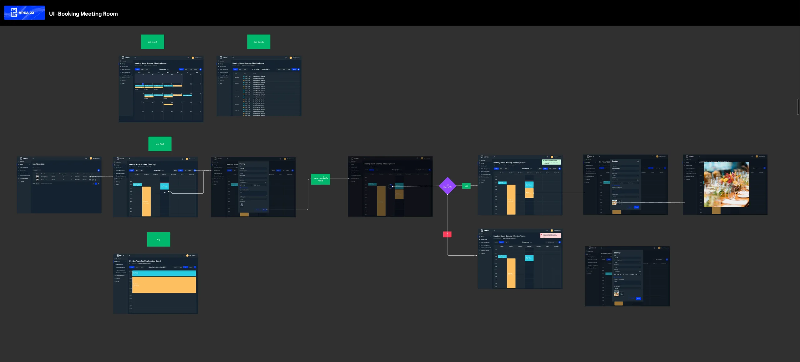 Room Booking, Job Tickets and Time Logs — visual 1