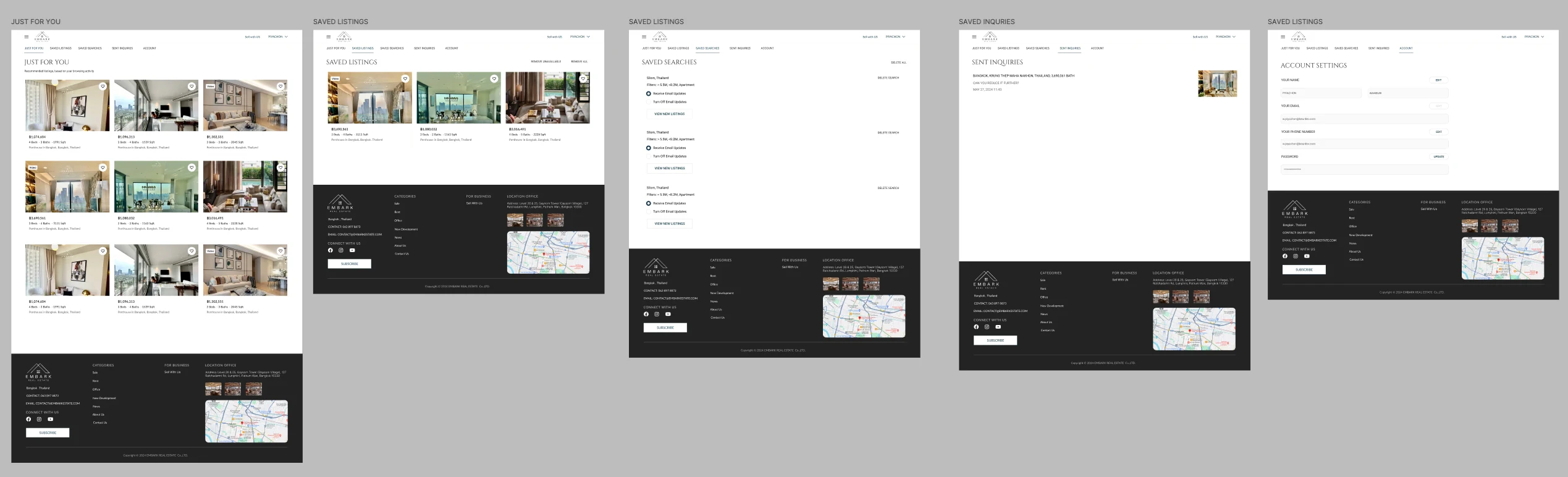 Account Area — visual 1