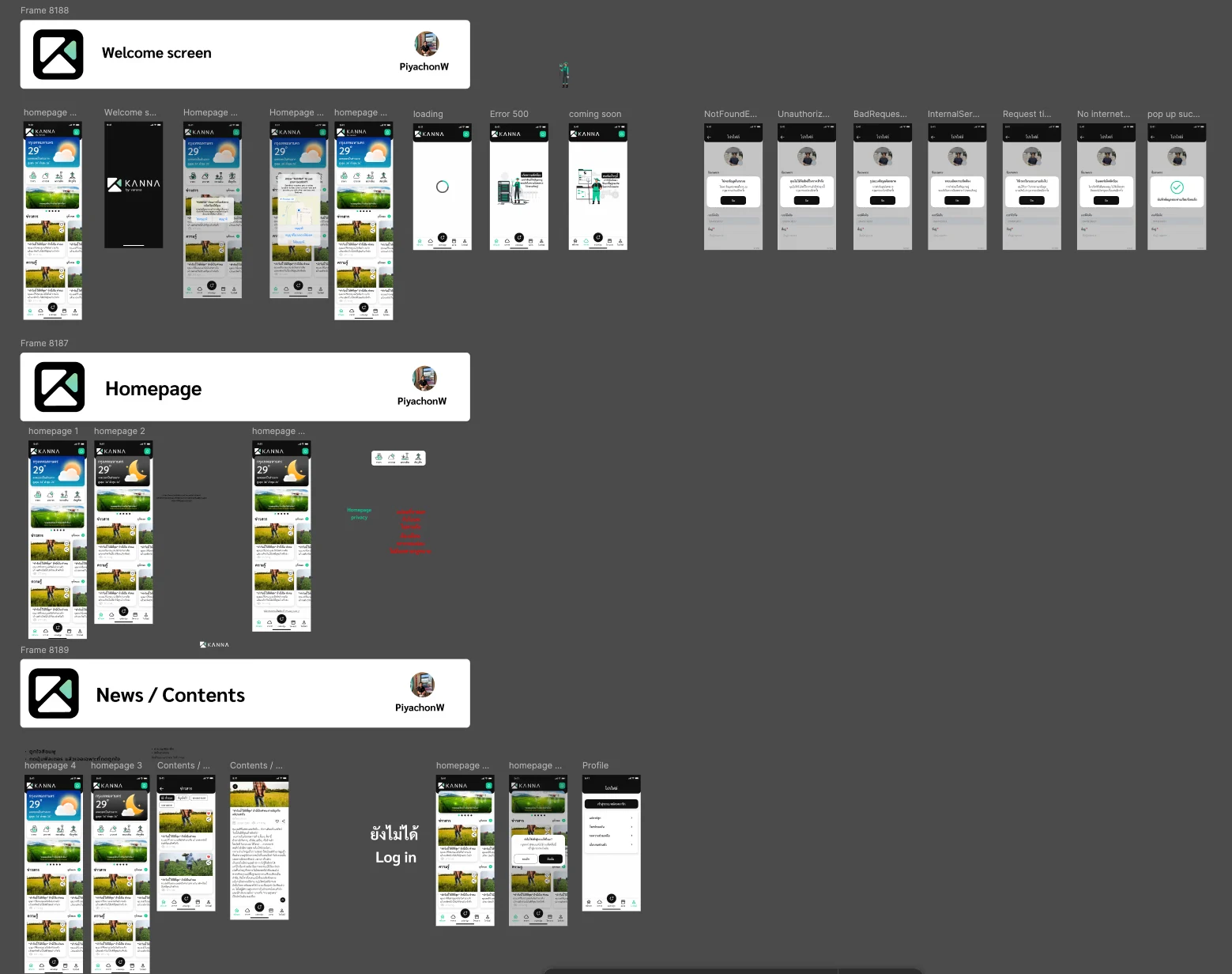 Welcome, Home and System States — visual 1