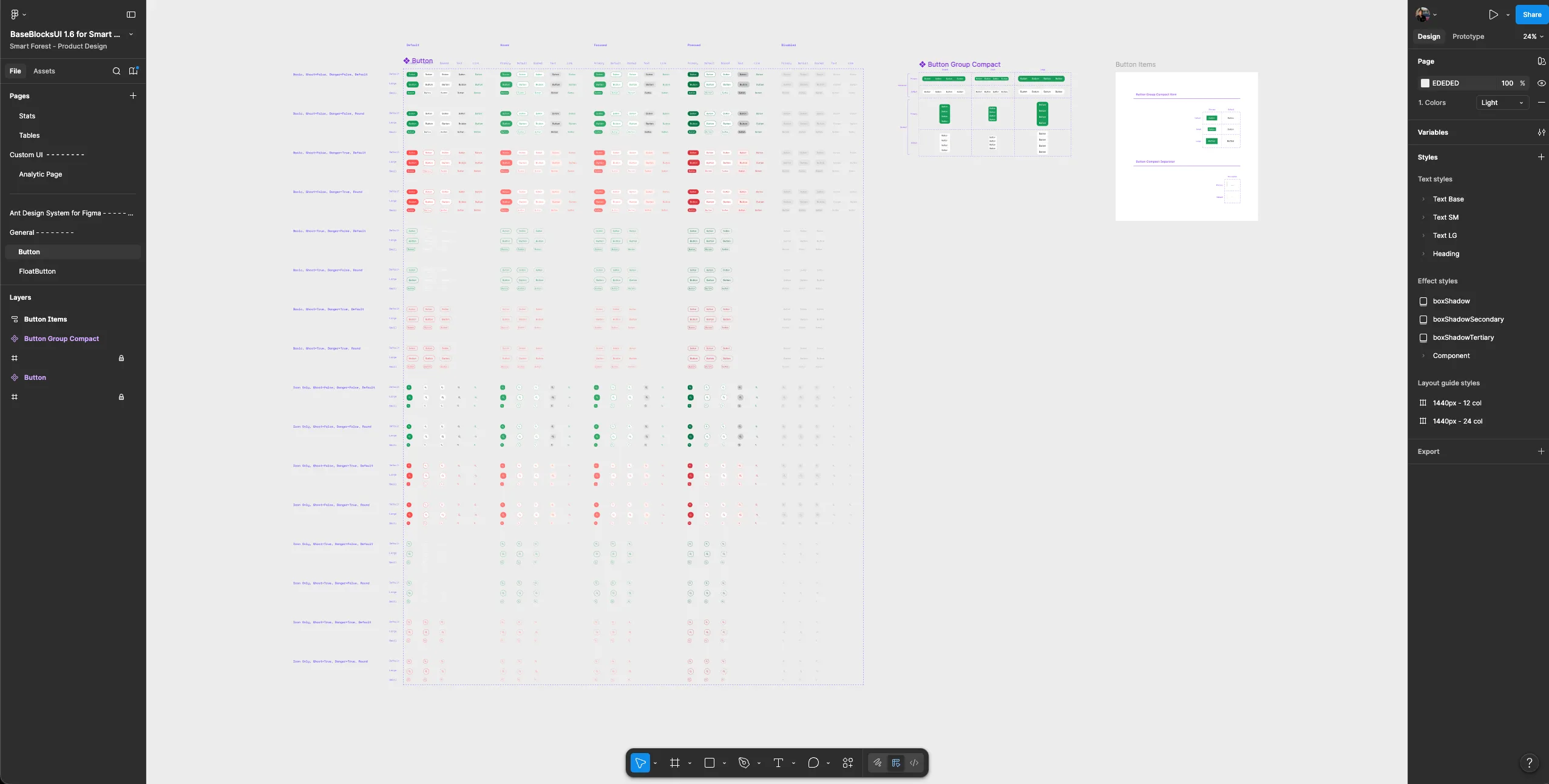 Design System and Chart Library — visual 2